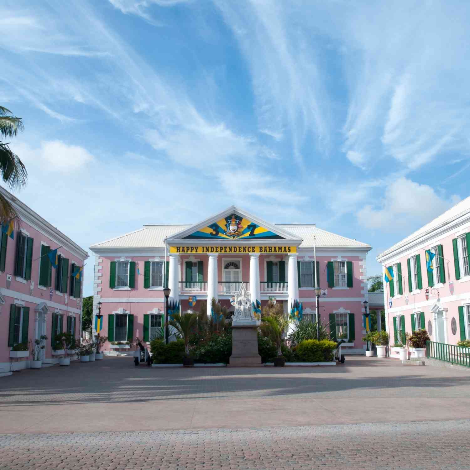 Parliament Square at the Bahamas House of Parliament Nassau