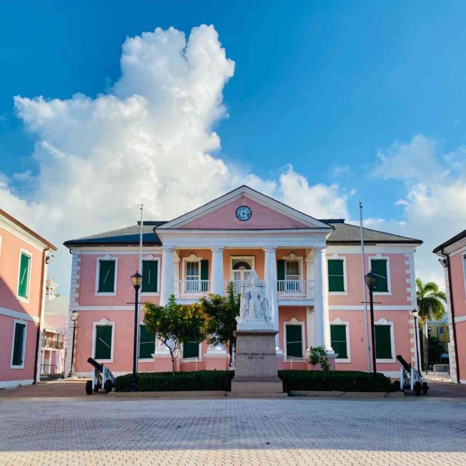 Parliament Square at the Bahamas House of Parliament Nassau